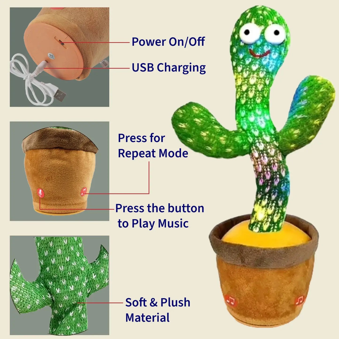 Talking & Dancing Cactus