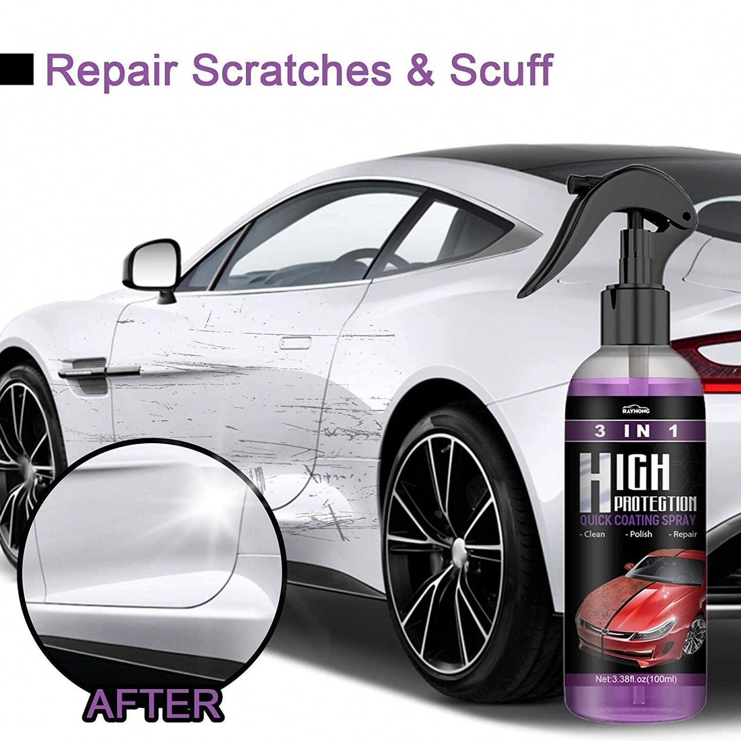 Car Scratch Spray Cars Polishing (Pack of 2)