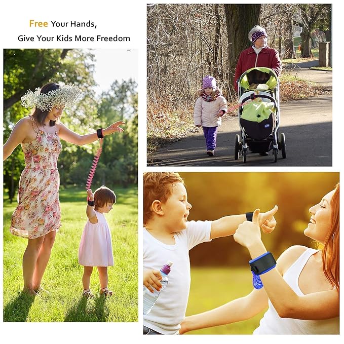 Anti-Lost Kids Safety Wrist Link with Lock & Key