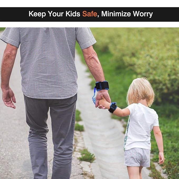 Anti-Lost Kids Safety Wrist Link with Lock & Key