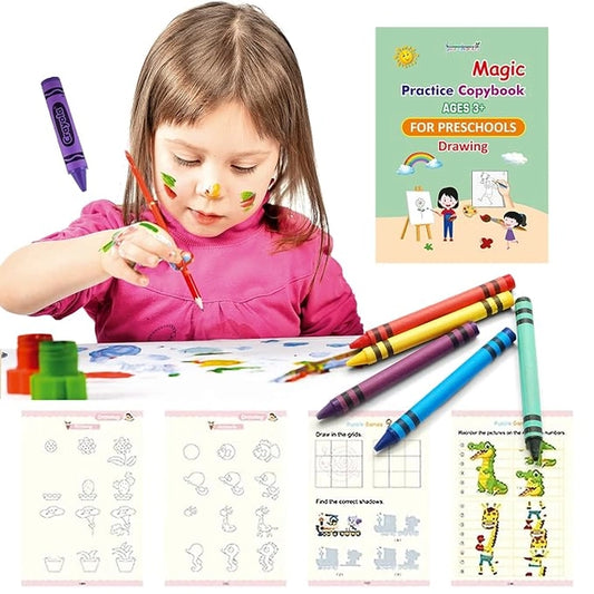 New Auto Erase Magic Copy Books for Kids