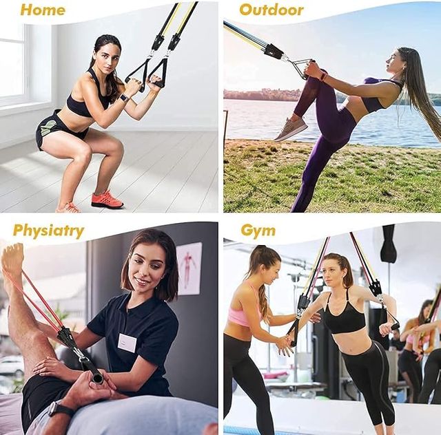 Exercise Resistance Bands Set for Men Women